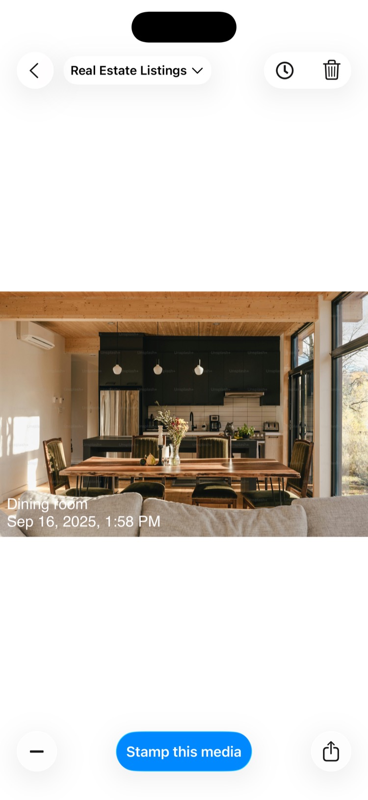 Timestamp It App screenshot